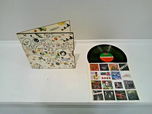 LED ZEPPELIN III LP MEGA RARE 1974 PRC PAUL RICHMOND SD 7201 WITH INTACT RIVET!!