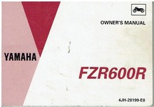 YAMAHA FZR600R ORIGINAL 1993 OWNERS INSTRUCTION & MAINTENANCE MANUAL