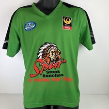 SEKEM Peel Football League Umpires Jersey Mens M Green/Black 51/67