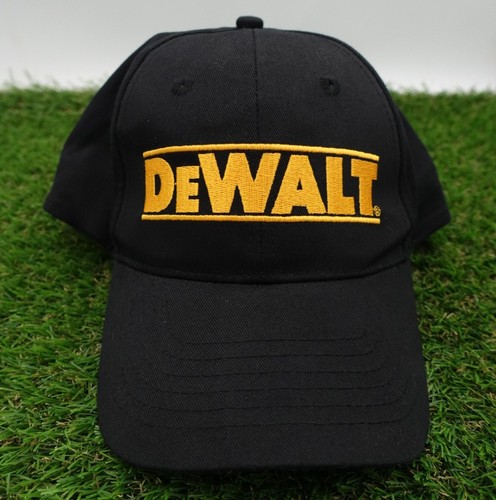 DeWalt tools black adjustable black hat
