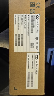 AUDIOCODES MP508/4S4O/SIP - MEDIAPACK 5XX ANALOG VOIP GATEWAY WITH 4FXS & 4 FXO
