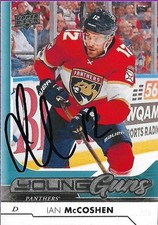 Ian McCoshen 2017-18 Signed Young Guns Serie One #1