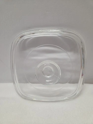 New ListingGlass Pyrex Lid A-7-C Clear Square Glass Replacement Lid Corning Ware