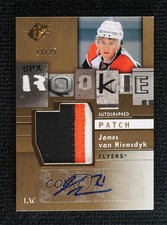 2009-10 SPx Rookie Auto Jersey Spectrum 13/25 James van Riemsdyk #179 Auto 0u8p
