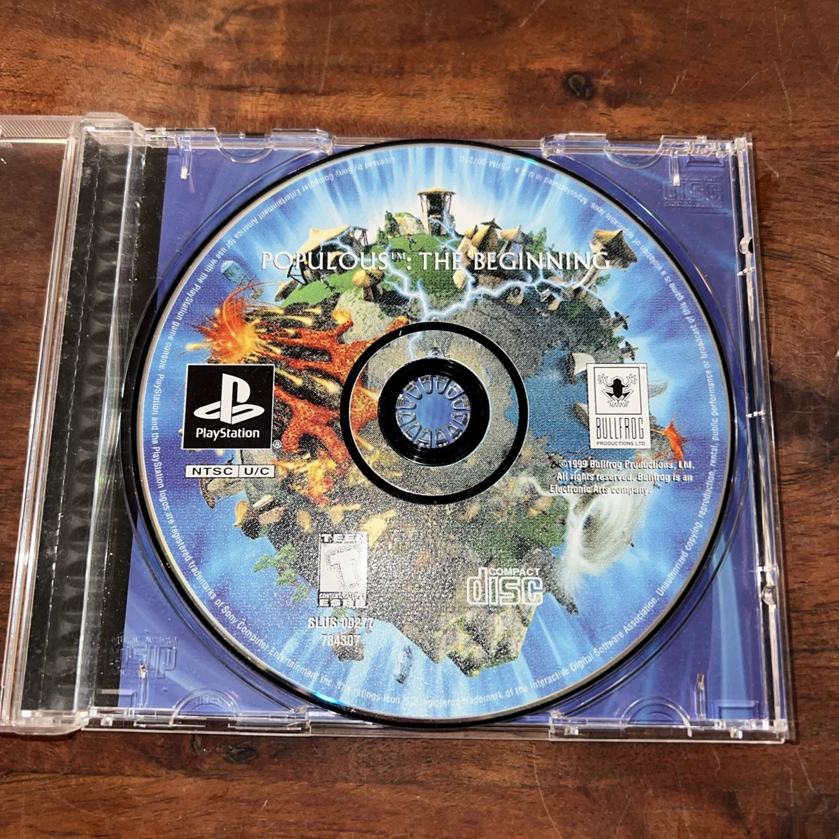 Populous: The Beginning – Sony PS1 – Jeu Seul – État Correct – Compatible PS2/PS3