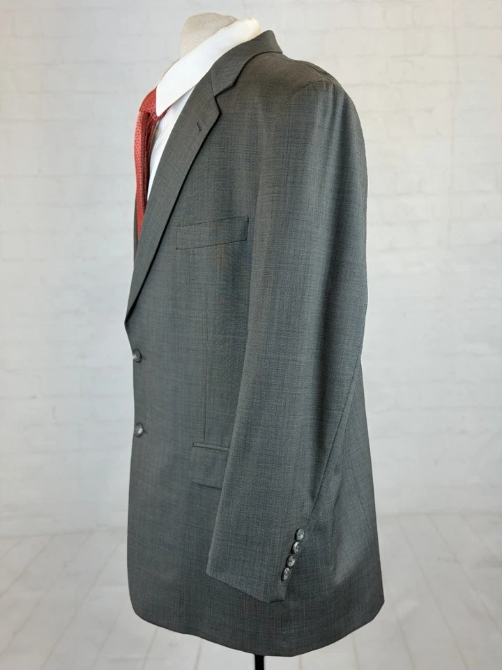 Burberry Men's Dark Gray 100% Wool Two Button Suit 46R 42X31 $3,895 - Image 2 of 4