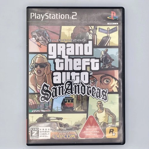 Grand Theft Auto San Andreas 2007 Sony PlayStation 2 PS2 Capcom Japanese version