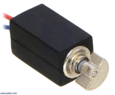 Vibrationsmotor, 4,5 V, D-förmige Abtriebswelle, eingebaute Sicherheitskupplung - Bild 1 von 3