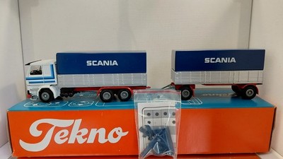 Tekno Scania 142H Truck + Trailer 1:50  Mint in Box