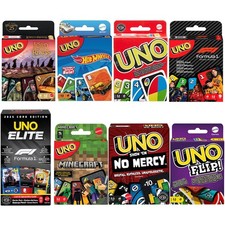New Uno No Mercy Card Game  Fast-Paced Family Fun Action Cards, Travel-Friendly