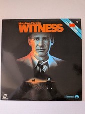 Witness LaserDisc 1985 Crime Thriller Harrison Ford Peter Weir Paramount