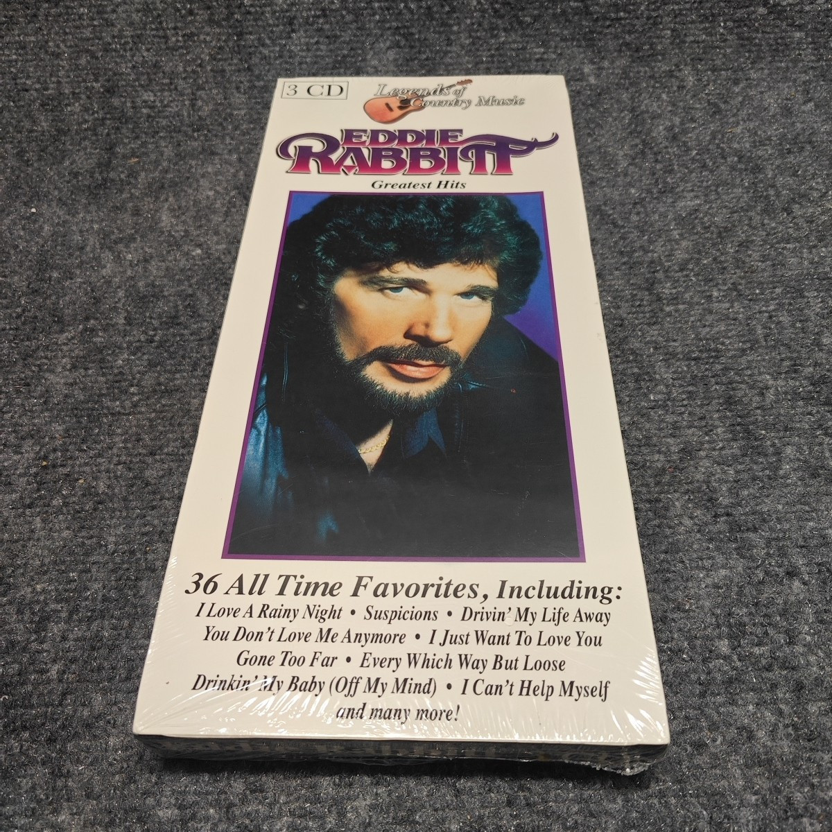 EDDIE RABBIT - Eddie Rabbitt: 36 Hits - 3 CD - Box Set - BRAND NEW