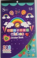 DIY Rainbow Wishes Sticker Book 298 stickers