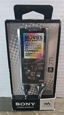 Sony Walkman NWZ-E384 8 GB E Series Digital Music Media Player Phots MP3 Sealed