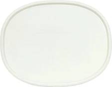 Corningware F-2-PC Oval French White Lid Cover 2.5QT / 1.5QT Baking Dish NEW!