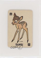 1946 Russell Games Disney Bambi Card Game Grey Bambi Back Bambi M 2p4