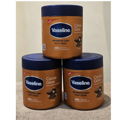 Vaseline Intensive Care Cocoa Glow Feuchtigkeitsspendende Körpercreme 400ml