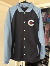 New Era Chicago Cubs City Connect Insulated Coaches Jacket (Size L)