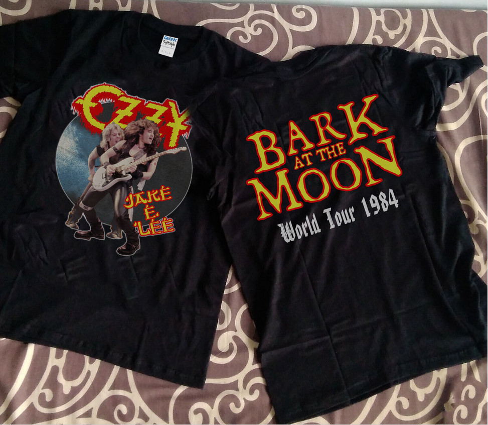 Vintage 80s Ozzy Osbourne Reprint Tour T shirt