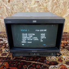 Vintage Sony Trinitron PVM-20S1WE Colour CRT Video Gaming Monitor Retro Original