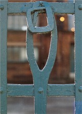 Charles Rennie Mackintosh Scotland Street School Detail of Gate Glasgow Postcard