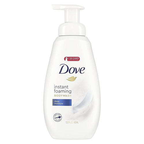 Dove Instant Foaming Body Wash for Soft, Smooth Skin Deep Moisture Cleanser... - Picture 1 of 12