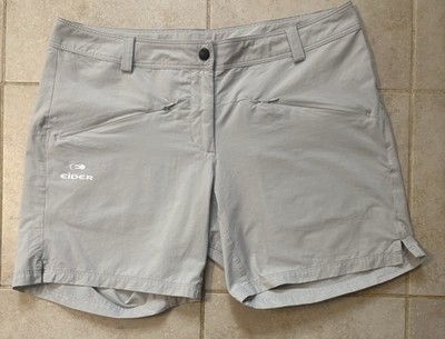 Eider Spry Shorts Womens 12 Gray DryCore Stretch Casual Outdoors Hiking