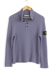 Stone Island Vintage AW 00 Ribbed Knit Sweate...