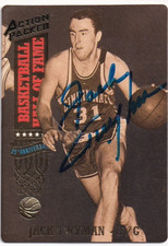 1993 Action Packed Jack Twyman Autographed Basketball Card Cincinnati Royals #33
