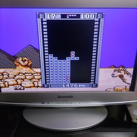 Tetris 2 + Bombliss Nintendo Famicom BPS Cartridge Only Used Tested Japanese ver