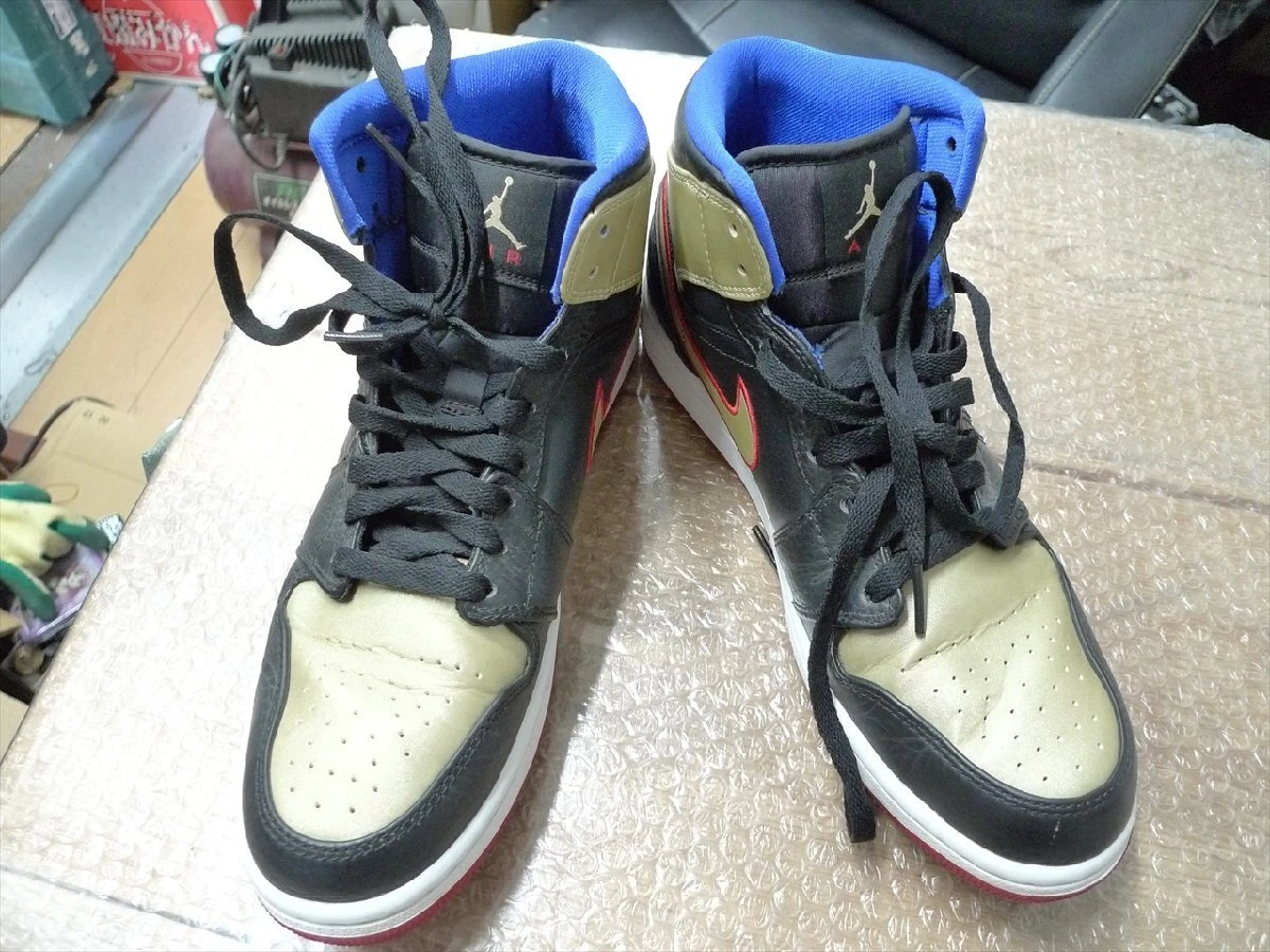 NIKE AIR JORDAN 1 MID / Air Jordan 1 Mid 554724-013 27.5cm Management S