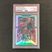 2019-20 Panini Prizm Silver #59 Dwayne Bacon Signed Card AUTO PSA/DNA Slabbed Ho