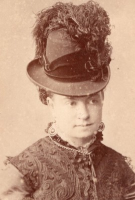 Margate Englische Frau Viktorianische Mode Hut Old Stodart CDV Foto 1890