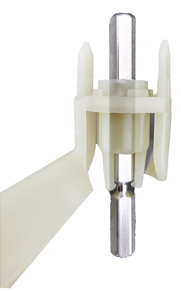 2er Set Mitnehmer Flügelrad für Bosch MUM 4 Durchlaufschnitzler 00091027 091027 - Bild 2 von 4