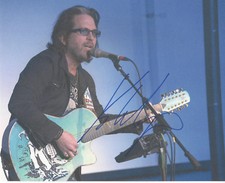 SINGER KIP WINGER HAND SIGNED AUTHENTIC 8X10 PHOTO B w/COA GLAM HAIR ROCKER 