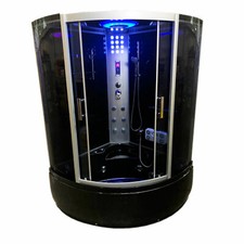 BAIGNOIRE BALNEO BAIN 130 x 130 cm NOIR Vienna