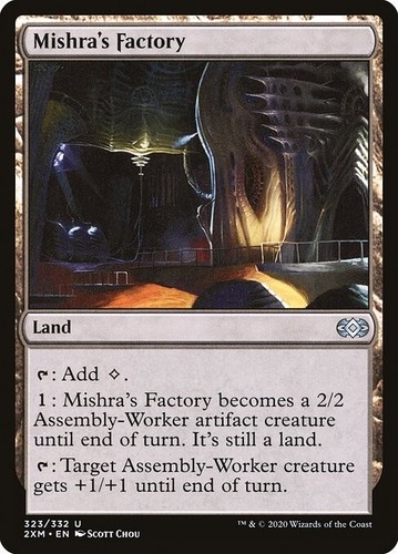 MTG 1x Renaissance uncommon land HP French FBB Mishra's Factory | eBay