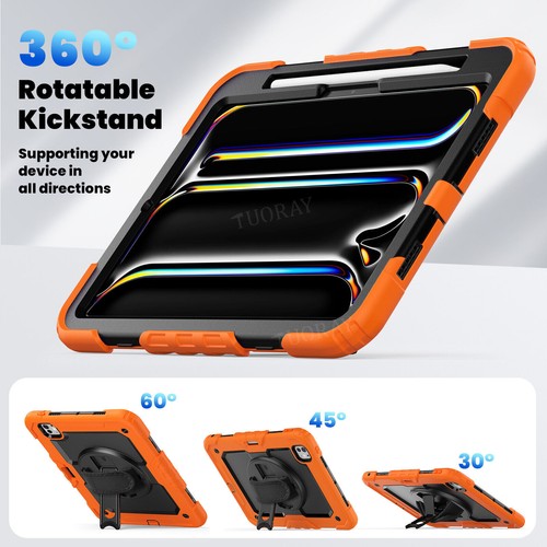 Für iPad 5/6/7/8/9/10 Gen Air 4 5 6 Pro 11 13 Hybrid Outdoor Tasche Gurt Hülle - Bild 149 von 225