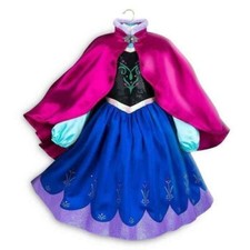 Disney store Exclusive Frozen Princess Anna Dress Costume 7-8 NWT