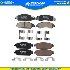 Front & Rear Ceramic Brake Pads for Avalanche Silverado Suburban GMC Sierra 1500