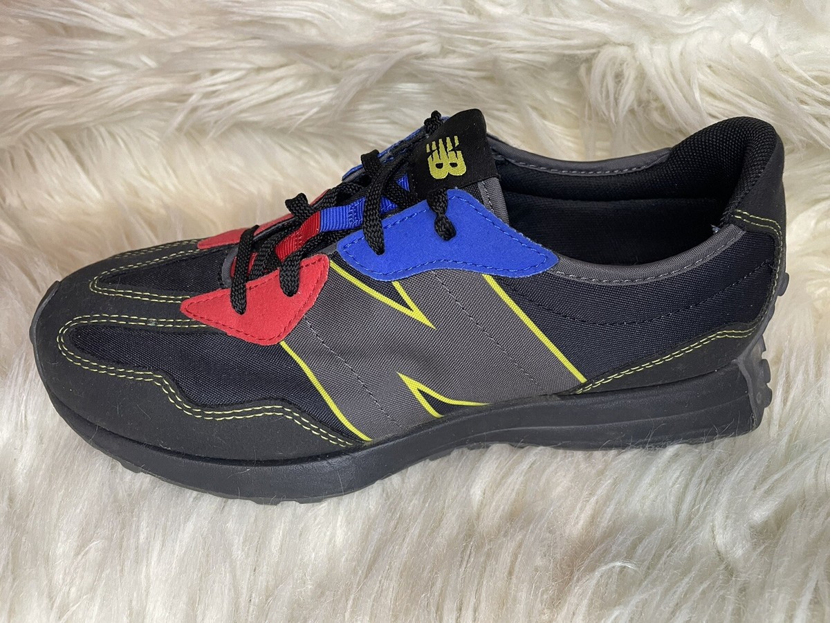 New Balance Yellow and Black Sneakers with Blue Detail 6_39c2ab57-713b-4c56-a0d2-  main image 4