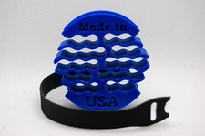 24 Cable Blue Ethernet Comb/Organizer - Cat 6A UTP - Comes With Tie - USA