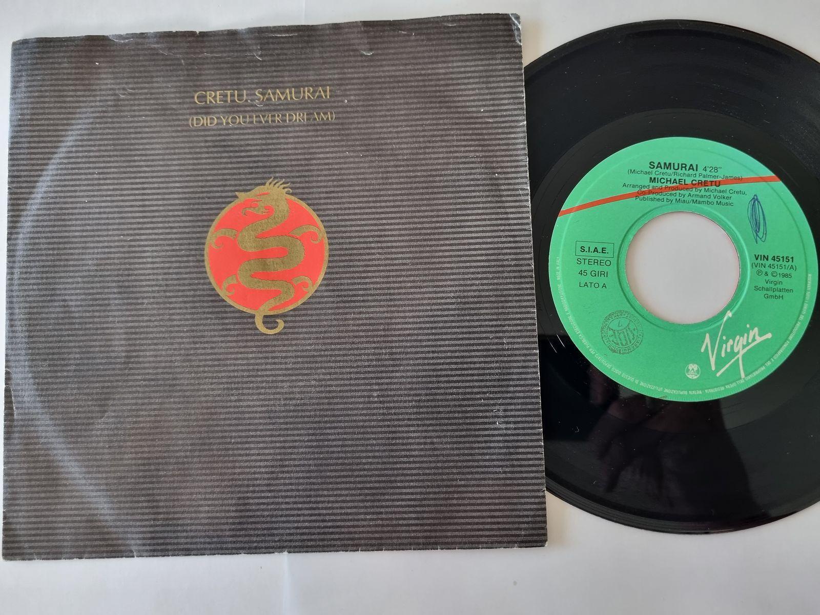 7"" Single Michael Cretu - Samurai (Did you ever dream) Vinyl ITALY