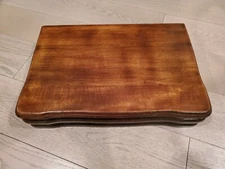 VTG Kenized for Oneida Silverware Flatware Wood Storage Box Chest Tarnish Proof 