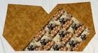 Fall Thanksgiving Table Runner Centerpiece Scarecrow Pumpkin Bird Hay 40"L 15”W