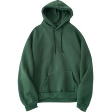 Pullover Hoodie Warm Fleece Sweatshirt Jumper Sweater Jacket Hood Pockets Unisex