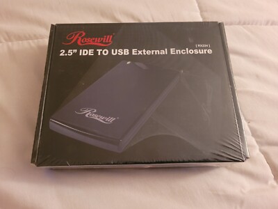 Rosewill RX234 2.5'' IDE to USB External Enclosure LED Indication USB Port New