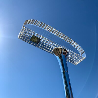 Golf Putter Club & Cover Hoya Crystal Japan Flawless Highly Collectible Limited