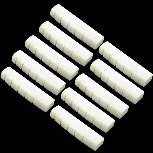 10x Guitar Nut Bone Slotted 43MM For Gibson Les Paul Epiphone or Similar