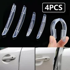 4x Clear Car Door Edge Scratch Anti-collision Protector Guard Strip Accessories